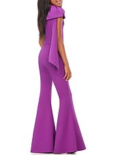 billiga Brudnäbbsklänningar-jumpsuits golvlängd blomma flicka klänning tävling &amp;amp; prestanda juniorer söt balklänning chiffong med rosett(ar) elegant passform 3-16 år