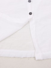 abordables Robes décontractées blanches-robe soirée Robe casual Robe Évasée Femme robe longue Couleur monochrome Mode Décontractées Extérieur du quotidien Vacances A Volants Dos Nu Manche Courte Col V Robe Ample Vert militaire Blanche Rouge