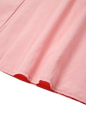 ieftine Rochii Business-rochie lejeră damă rochie din bumbac rochie schimbătoare rochie midi albastru roz kaki fără mâneci culoare pură buzunar primăvară vară decolteu de bază vacanță de zi cu zi la sfârşit de săptămână potrivire lejeră 2023 s m l xl xxl