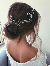 economico Accessori per acconciature-sposa matrimonio fascia strass da sposa fermagli per capelli damigella d&#039;onore accessori accessori per capelli per feste copricapo per donna