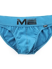 preiswerte Herrenunterwäsche &amp; -socken-Herren 2packs Slip Unterhosen 95% Baumwolle Waschbar Komfortabel Buchstabe Tiefe Hüfthöhe Schwarz Rote