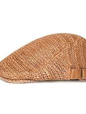 tanie Czapki męskie-Męskie Kaszkiet Kapelusz słomkowy Czarny Kremowy Poliester Moda Moda miejska Elegancki Moda z lat dwudziestych Na zewnątrz Codzienny Wyjściowe Równina Oddychalność