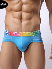economico Slip, boxer ed intimo Uomo-Per uomo Pacco da 3 Slip Capitale Lavabile Comodo Liscio A vita bassa Nero Bianco
