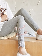 olcso Sima leggings-női leggings egyszínű fekete fehér divatos bokáig érő alkalmi napi