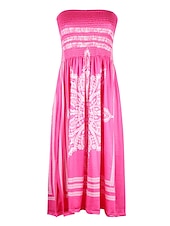 billige Sundresses-Dame Strandkjole Resort Wear Strandklær Mini kjole Trykt mønster Varmt Elegant Grafisk Stroppeløs Ermeløs Standard passform Daglig Ut på byen Flerfarget Svart 2023 Sommer Vår S M L XL