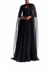 billige bryllup gjesteomslag-Sjal Sjale Sjal til kvinner Enkel Elegant Ermeløs Chiffon Bryllup Wrap Med Ren Farge Til Fest Alle årstider