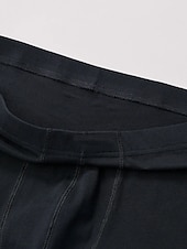 baratos Moda Íntima para Homem Confortável-Homens Pacote com 6 Cuecas boxer Roupa Íntima Boxers Algodão Respirável Tecido Preto Azul