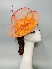levne Fascinátory-fascinators kentucky derby klobouk pokrývka hlavy pokrývka hlavy perla peří závoj klobouk svatební dámy den koktejl královský astcot s perlou perlou pokrývka hlavy pokrývka hlavy