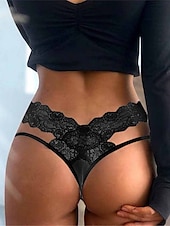 billiga Sexiga damunderkläder-kvinnors sexiga underkläder trosor ren färg mode varm alla hjärtans dag säng spets andas sommar vår hem outfits
