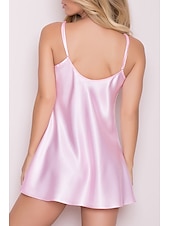 billige Nattkjoler og nattøy for damer-kvinners kapper kjole nattkjole nattøy lappeteppe mote enkelt varmt hjem daglig seng polyester blonder pustende stropper ermeløse ryggløse sommer vår hjemmeantrekk