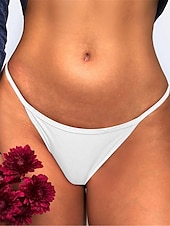 ieftine Lenjerie Sexy-pijamale chiloți pentru femei iubitorii de culori pure pentru ziua Îndrăgostiților ținute de acasă respirabile de primăvară de vară