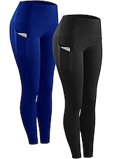 abordables Leggings et collants de yoga-Femme Pantalon de compression Collant Legging Running Course avec poche téléphone Sous Vêtement Plein Air Athlétique Athleisure Hiver Respirable Doux Compression Aptitude Exercice Physique