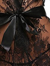 billige Sexy undertøy-kvinners pyjamas nattkjole nattskjortekjole ren farge enkel tilfeldig myk hjem daglig seng polyester pustende v wire langermet sommer vår hjemmeantrekk