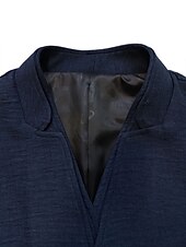 preiswerte Men&#039;s Vest-Herren Weste Hochzeit Geschäft Täglich Geschäftlich Brautkleider schlicht Frühling Herbst Tasche Polyester Atmungsaktiv Glatt Einreihiger Verschluss V Ausschnitt Regular Fit Marinenblau Weste