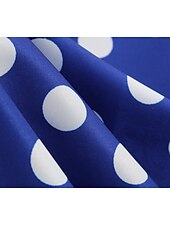 preiswerte Kleider-Retro Vintage 1950er Rockabilly Knielang Swing-Kleid Ausgestelltes Kleid Ärmellos Tupfen Kostüm Damen Karneval Maskerade Party / Abend Alltagskleidung Lässig Erwachsene Kleid Frühling &amp; Sommer