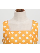 preiswerte Kleider-Retro Vintage 1950er Rockabilly Knielang Swing-Kleid Ausgestelltes Kleid Ärmellos Tupfen Kostüm Damen Karneval Maskerade Party / Abend Alltagskleidung Lässig Erwachsene Kleid Frühling &amp; Sommer