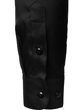 cheap Men&#039;s Button Down Shirts-Men&#039;s Shirt Dress Shirt Button Down Shirt Plain Wedding Office &amp; Career Black Long Sleeve Turndown Spring &amp;  Fall Clothing Apparel Basic