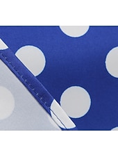 preiswerte Kleider-Retro Vintage 1950er Rockabilly Knielang Swing-Kleid Ausgestelltes Kleid Ärmellos Tupfen Kostüm Damen Karneval Maskerade Party / Abend Alltagskleidung Lässig Erwachsene Kleid Frühling &amp; Sommer