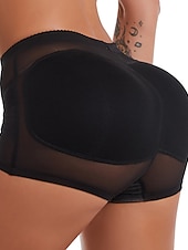 economico Mutandine modellanti-pantaloncini da donna scrunch butt shapewear maglia semplice corti neri abiti da casa