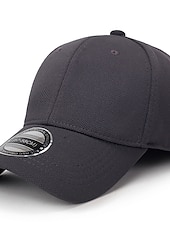 cheap Men&#039;s Baseball Cap-Men&#039;s Baseball Cap Trucker Hat Black Deep Blue Polyester Travel Beach Outdoor Vacation Plain Adjustable Sunscreen Breathable Fashion