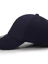 cheap Men&#039;s Baseball Cap-Men&#039;s Baseball Cap Trucker Hat Black Deep Blue Polyester Travel Beach Outdoor Vacation Plain Adjustable Sunscreen Breathable Fashion
