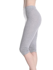 billiga Enkla Leggings-Dam Yogabyxor Solskydd Magkontroll Rumplyft Hög midja Yoga Kondition Gymträning Caprileggings Underdelar Violett Svart Vit sporter Sportkläder Hög Elasisitet Mager