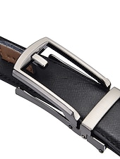 levne Pánské opasky-Pánské Kožený pásek Řemen s ráčnou Hovězí kůže retro tradiční Bez vzoru Černá Kávová Denní nošení Jdeme ven Víkend