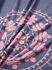 ieftine Rochii Boho-Pentru femei Rochie Maxi lungă Rochie Lunga Rochie Maxi Rochie casual Rochii Tricou Rochie Boho Rochie imprimata Modă Boem Casual În aer liber Vacanță Zilnic Potrivire Largă Floral Manșon scurt În V