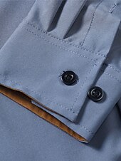 economico camicia da uomo con bottoni-Per uomo Camicia Camicia estiva Camicia con bottoni Maglietta informale Camicia da spiaggia Blu Verde Grigio Manica lunga Color Block Bavero Giornaliero Da mare Abbigliamento Di tendenza Informale
