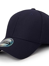 cheap Men&#039;s Baseball Cap-Men&#039;s Baseball Cap Trucker Hat Black Deep Blue Polyester Travel Beach Outdoor Vacation Plain Adjustable Sunscreen Breathable Fashion
