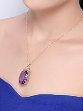 お買い得  ネックレス＆ペンダント-女性用 ネックレス ファッション アウトドア ジオメトリ ネックレス