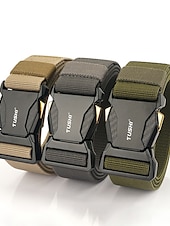 preiswerte Herren-Gürtel-Herren Gürtel Taktischer Gürtel Arbeitsgürtel aus Nylongewebe Schwarz Königliches Blau Nylon Militär Armee Glatt Freizeitskleidung Ausgehen Wochenende