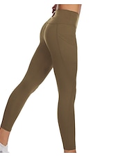 abordables Leggings et collants de yoga-Femme Pantalon de compression Collant Legging Running Course avec poche téléphone Sous Vêtement Plein Air Athlétique Athleisure Hiver Respirable Doux Compression Aptitude Exercice Physique