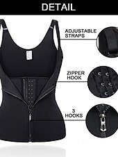 baratos Corpetes &amp; Bustiês-Casual Diário Corte Justo Espartilho e corpete para Compressão abdominal Cintura Casual Para Noite Espartilho Espartilhos Underbust