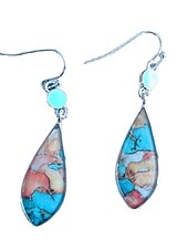 cheap Earrings-Women&#039;s Earrings Ethnic Style Outdoor Color Block Earring