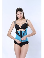 baratos Corpetes &amp; Bustiês-Casual Diário Corte Justo Espartilho e corpete para Compressão abdominal Cintura Casual Para Noite Espartilho Espartilhos Underbust