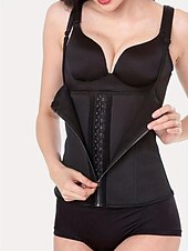 baratos Corpetes &amp; Bustiês-Casual Diário Corte Justo Espartilho e corpete para Compressão abdominal Cintura Casual Para Noite Espartilho Espartilhos Underbust