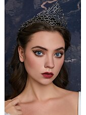 baratos Medieval-elven circlet elf crown - evil fairy galadriel silver halo headpiece gothic celtic tiara larp headband medieval renascentista jóias acessórios elf traje para mulheres meninas