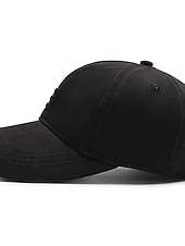 preiswerte Herrenhüte-Herren Cap Basecap Sonnenhut Schwarz Blau Baumwolle Reise Strand Design Outdoor Urlaub Glatt Einstellbar Modisch Sichtschutz