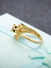 billige Ringer-1 stk Justerbar ring For Dame Gave Daglig Stevnemøte Legering Retro Dyr