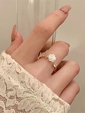 economico Anelli-Per donna Anelli Moda All&#039;aperto Floreale Anello