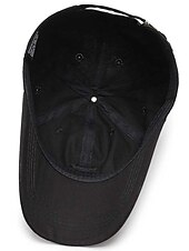 preiswerte Herrenhüte-Herren Cap Basecap Sonnenhut Schwarz Blau Baumwolle Reise Strand Design Outdoor Urlaub Glatt Einstellbar Modisch Sichtschutz