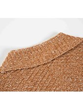 cheap Men's Cardigan Sweater-Male Cardigan Sweater Cardigan Sweater Jacket Chunky Knit Regular Buttons Solid / Plain Color Shawl Collar Clothing Apparel Fall &amp; Winter Dark Navy Brown M L XL