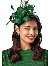 levne Fascinátory-Fascinátory Síť předvečer Všech svatých Kentucky Derby Klasické Svatba S Květiny Přílba Pokrývky Hlavy