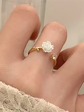 economico Anelli-Per donna Anelli Moda All&#039;aperto Floreale Anello