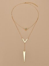 cheap Necklaces &amp; pendants-Women&#039;s necklace Fashion Outdoor Geometry Necklaces