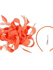 levne Fascinátory-Fascinátory Síť předvečer Všech svatých Kentucky Derby Klasické Svatba S Květiny Přílba Pokrývky Hlavy