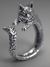 billige Ringer-1 stk Justerbar ring For Dame Gave Daglig Stevnemøte Legering Retro Dyr