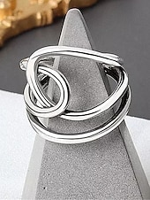 billige Ringer-Dame Ringer Mote utendørs Geometri Ringe