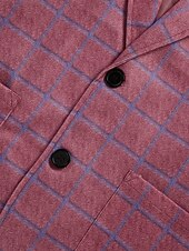 preiswerte Blazer &amp; Jacke-Herren Blazerjacke Sport Jacke Lässig Wein Blau Normale Passform